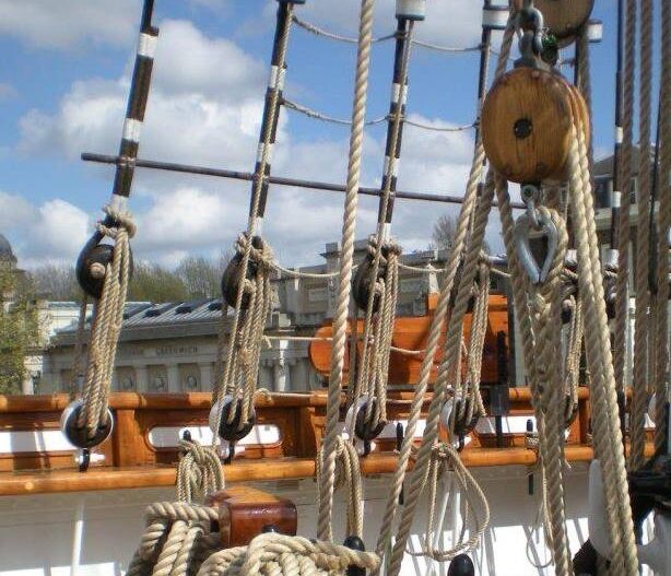 Classic boat rigging